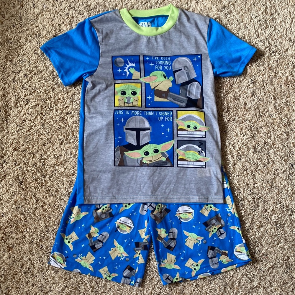 Baby yoda 2 piece pajama set
